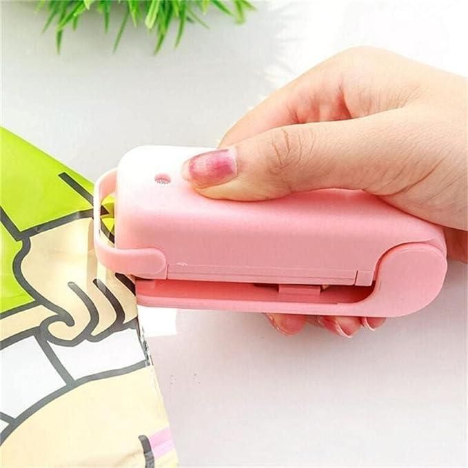 Portable Mini Sealing Machine 2 in 1 USB Rechargeable Magnetic Bag Sealer Heat Seal with Cutter